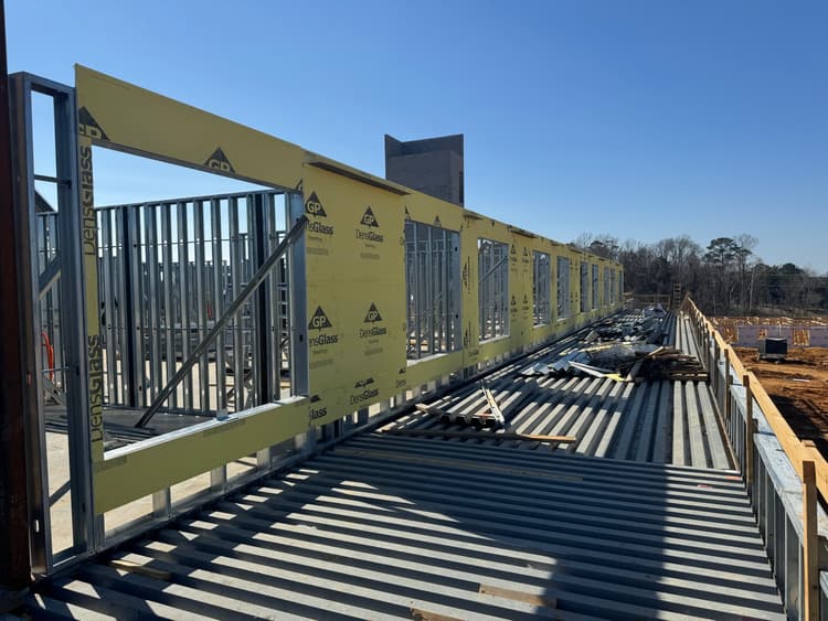 Metal framing detail work